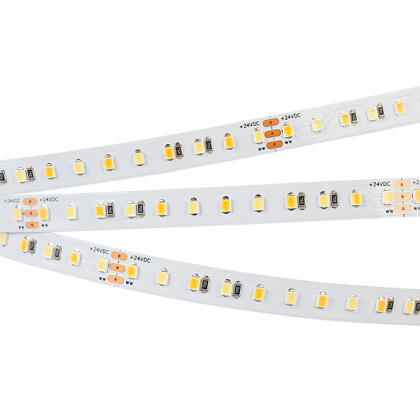 Светодиодная лента RT-A120-10mm 24V White-MIX (23 W/m, IP20, 2835, 5m) (Arlight, Изменяемая ЦТ) Lednikoff