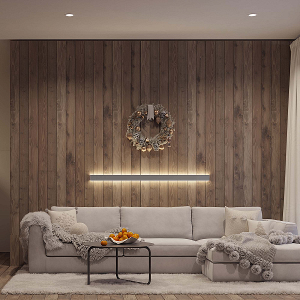 Профиль WALL-2575-DUAL-2000 ANOD (Arlight, Алюминий) Lednikoff