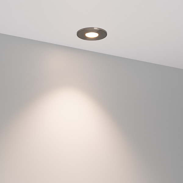 Светильник MS-GLORY-BUILT-R54-5W Day4000 (NI, 60 deg, 230V) (Arlight, IP54 Металл, 5 лет) Lednikoff