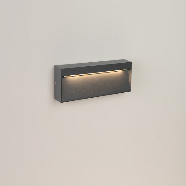 Светильник LGD-TRACE-S200x80-8W Warm3000 (GR, 65 deg, 230V) (Arlight, IP65 Металл, 3 года) Lednikoff