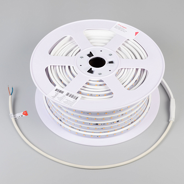 Светодиодная лента герметичная ARL-PV-B54-15.5mm 230V White6000 (8 W/m, IP65, 5060, 50m) (Arlight, 8 Вт/м, IP65) Lednikoff