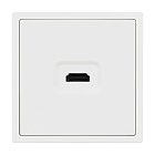 ARL NOBE Розетка HDMI софт-тач белый кварц SCT-MHD1-SFPL-WH (Arlight, -) Lednikoff