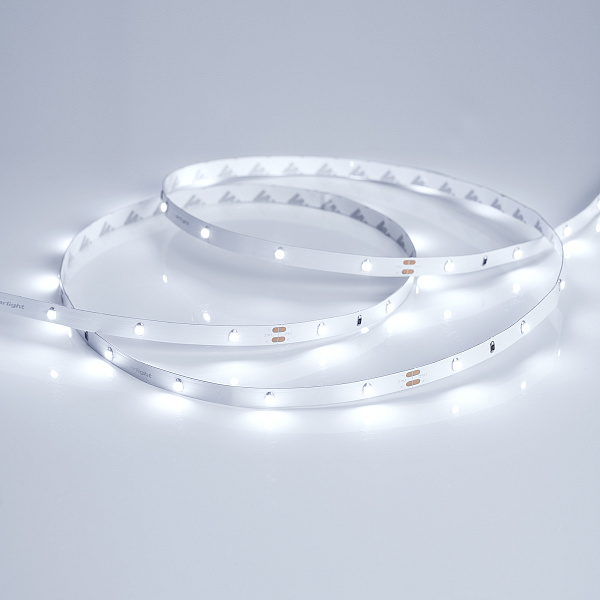Светодиодная лента RT-A30-8mm 24V Cool 8K (2.9 W/m, IP20, 2835, 5m) (Arlight, 2.9 Вт/м, IP20) Lednikoff