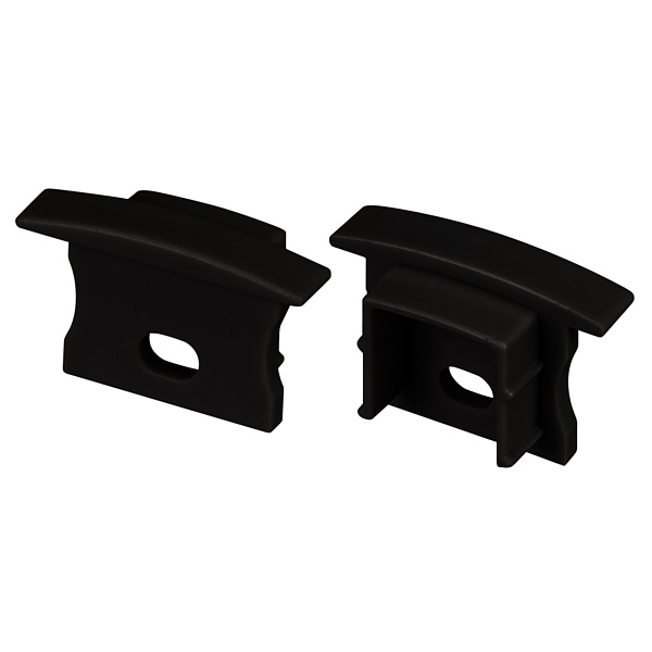 Заглушка LINE-2315-F с отверстием BLACK (Arlight, Пластик) Lednikoff