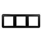 Рамка пластиковая FRM-VERSA-PL-3-BK (Arlight, -) Lednikoff