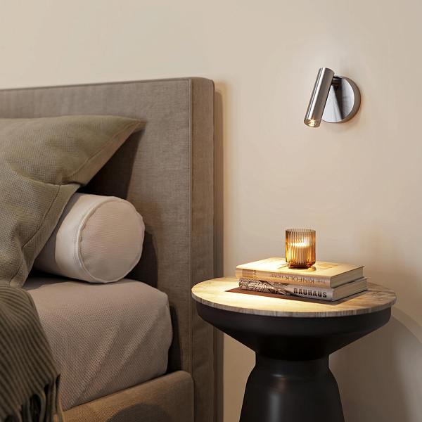 Светильник SP-BED-NB-R90-3W Warm3000 (NI, 20 deg, 230V) (Arlight, IP20 Металл, 3 года) Lednikoff