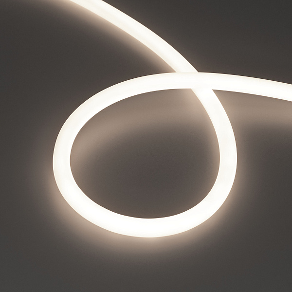 Светодиодная лента герметичная MOONLIGHT-TOP-M560-D13mm 24V Day4000 360deg (8.6 W/m, IP65, 5m, wire x1) (Arlight, Вывод прямой, 3 года)