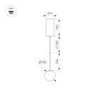 Светильник SP-BEADS-HANG-T-R100-8W Warm3000 (BK, 180 deg, 230V) (Arlight, IP20 Металл, 5 лет) Lednikoff