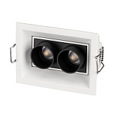 Светильник MS-ORIENT-BUILT-TURN-TC-S67x90-5W Warm3000 (WH-BK, 30 deg, 230V) (Arlight, IP20 Металл, 5 лет)