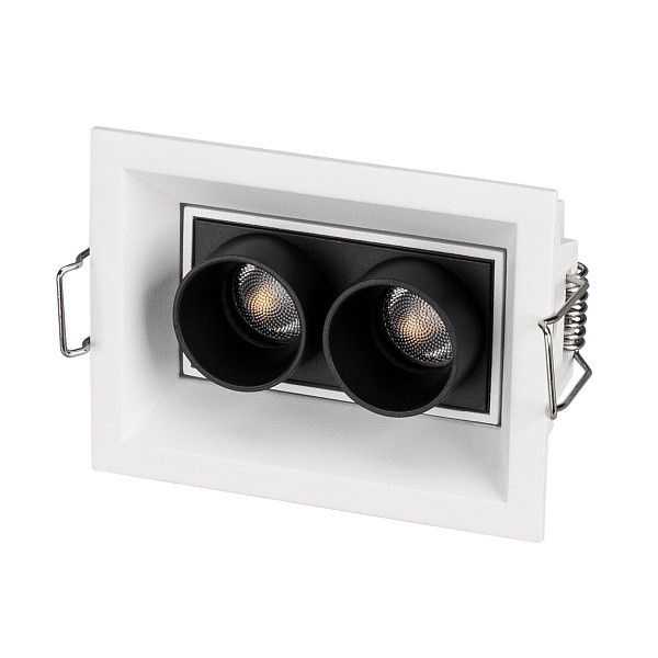 Светильник MS-ORIENT-BUILT-TURN-TC-S67x90-5W Warm3000 (WH-BK, 30 deg, 230V) (Arlight, IP20 Металл, 5 лет) Lednikoff