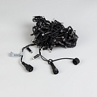 Светодиодная гирлянда ARD-STRING-CLASSIC-10000-BLACK-100LED-STD WHITE (230V, 7W) (Ardecoled, IP65) Lednikoff