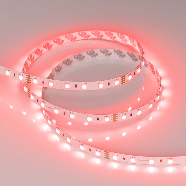 Светодиодная лента RT-B60-10mm 24V RGB (14.4 W/m, IP20, 5060, 50m) (Arlight, Открытый) Lednikoff