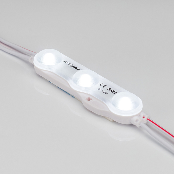 Модуль герметичный ARL-BEST2835-3-1.5W-12V White 160deg (Arlight, Закрытый) Lednikoff