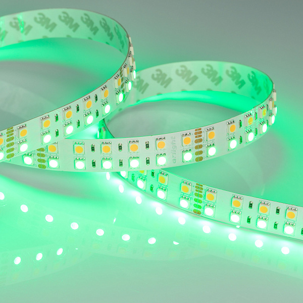 Светодиодная лента RT 2-5000 24V RGB-Day 2x2 (5060, 720 LED, LUX) (Arlight, 32 Вт/м, IP20) Lednikoff