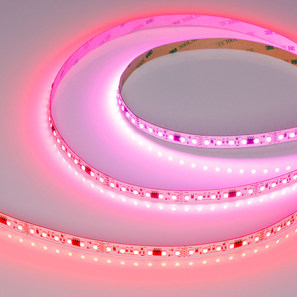 Светодиодная лента SPI-A120-10mm 24V RGB-PX6-BPT (23 W/m, IP20, 2835, 5m) (Arlight, бегущий огонь) Lednikoff