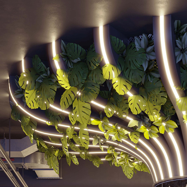 Профиль FANTOM-BENT-W49-TOP-2000 ANOD (Arlight, Алюминий) Lednikoff