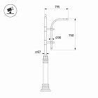 Кронштейн OXOR-SB3-1 BLACK (Arlight, Сталь) Lednikoff