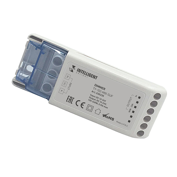 INTELLIGENT ARLIGHT Диммер TY-102-MIX-SUF (12-24V, 2x5A) (IARL, -) Lednikoff