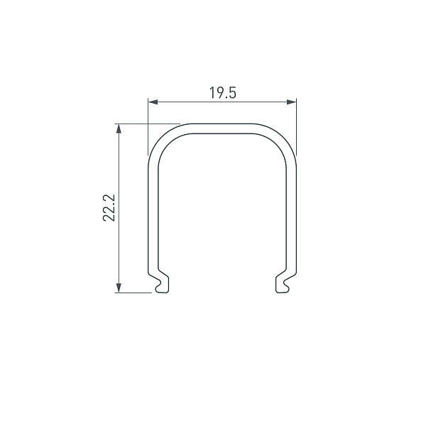 Экран ARH-WIDE-(B)-H20-2000 RRC Clear-PM (Arlight, Пластик) Lednikoff