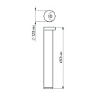 Светильник LGD-Path-Round120-H650B-12W Warm White (Arlight, IP54 Металл, 3 года) Lednikoff