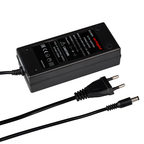 Блок питания ARDV-36-24AD (24V, 1.5A, 36W) (Arlight, Адаптер, 2 года) Lednikoff