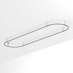 Основание ART-APRIORI-OVAL-ROD-200-4000x1000 (TN) (Arlight, IP20 Металл, 3 года)