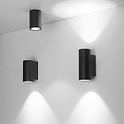 Светильник LGD-FORMA-WALL-R90-12W Warm3000 (GR, 44 deg, 230V) (Arlight, IP54 Металл, 3 года) Lednikoff