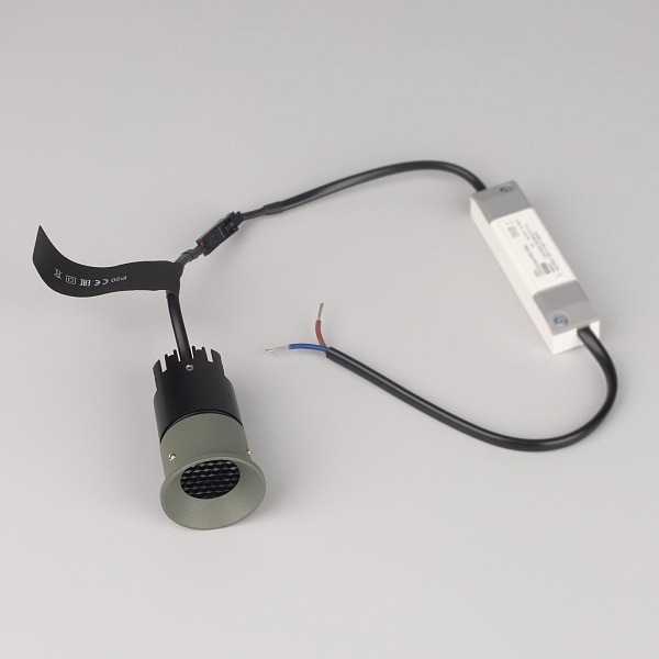 Светильник безрамочный DL-INTRAL-R39-6W Warm3000 (Серо-зеленый RAL7009, 50 deg, 230V) (Arlight, IP20 Металл, 5 лет) Lednikoff