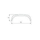 Экран ARH-BENT-W18-2000 Opal (Arlight, Пластик) Lednikoff