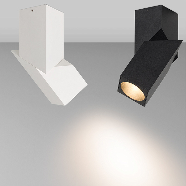 Светильник SP-TWIST-SURFACE-S60x60-12W Day4000 (WH-BK, 30 deg) (Arlight, IP40 Металл, 3 года) Lednikoff