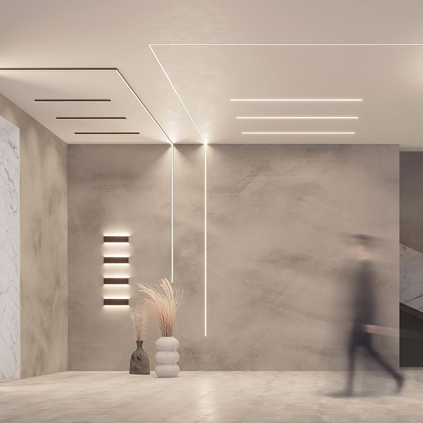 Профиль SL-LINIA20-FANTOM-2500 BLACK (Arlight, Алюминий) Lednikoff