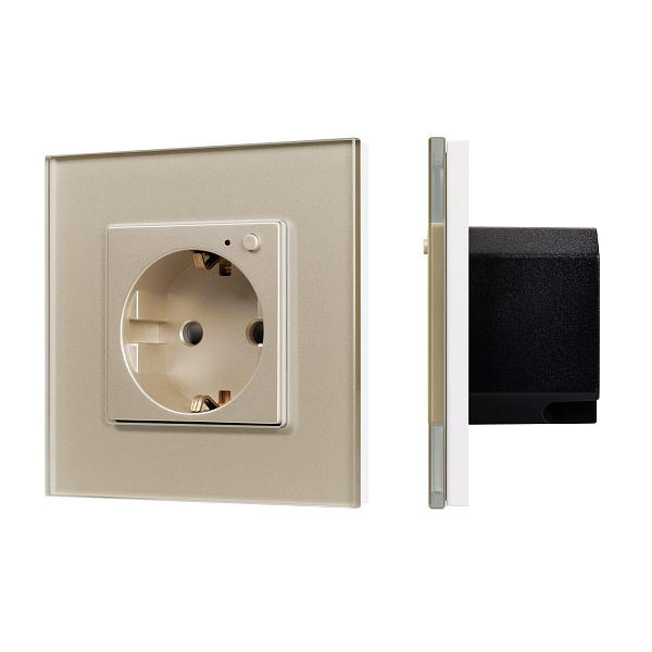 Розетка электрическая с Zigbee управлением SCT-OMALI-EUZB1-PL-GD (240V, 16A, Zigbee) (Arlight, -) Lednikoff