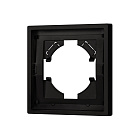 Рамка пластиковая FRM-TENDO-SFPL-1-BK (Arlight, Матовый черный) Lednikoff