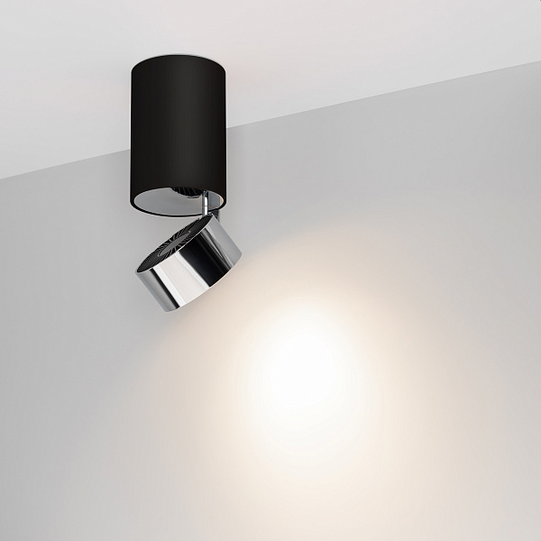 Светильник SP-PLURIO-SURFACE-LONG-R77-9W Day4000 (BK-CHR, 36 deg, 230V) (Arlight, IP20 Металл, 3 года) Lednikoff