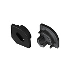 Заглушка SL-KANT-H10 BLACK с отверстием (Arlight, Пластик) Lednikoff