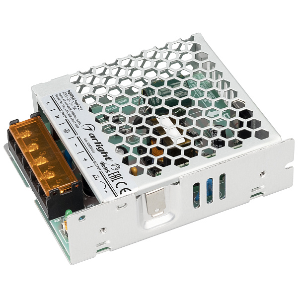 Блок питания ARS-35-24-FA (24V, 1.5A, 35W) (Arlight, IP20 Сетка, 3 года) Lednikoff