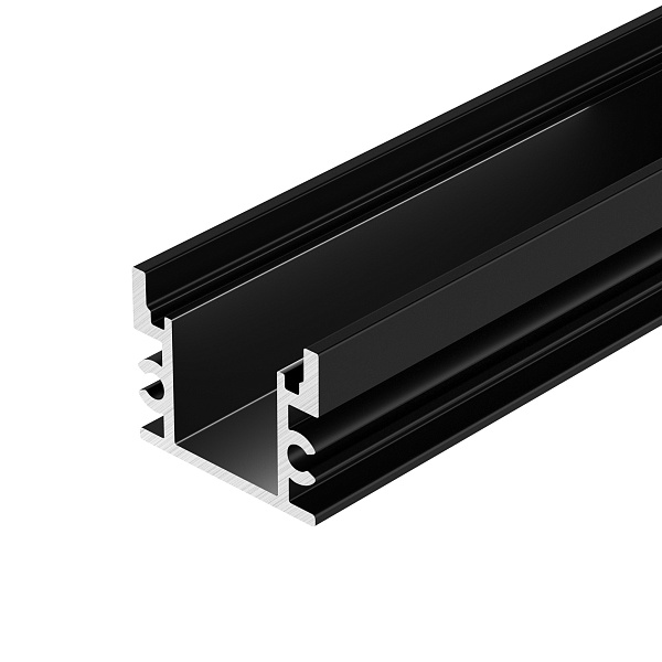 Профиль FLOOR18-H15-3000 ANOD BLACK (Arlight, Алюминий) Lednikoff
