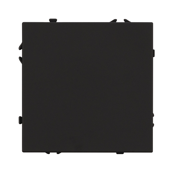 Механизм выключателя одноклавишный проходной SWT-NOBE-MKP1-SFPL-BK (230V, 10A) (Arlight, Черный оникс) Lednikoff