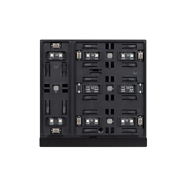 INTELLIGENT ARLIGHT Механизм панели KNX-303-22-IN Black (Bus) (IARL, IP20 Пластик, 2 года) Lednikoff