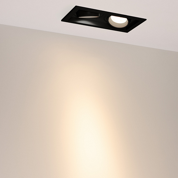 Светильник MS-VORTEX-BUILT-S210x117-2x20W Warm3000 (BK-BK, 20 deg, 230V) (Arlight, IP20 Металл, 5 лет) Lednikoff