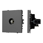 ARL NOBE Розетка спутник софт-тач серый базальт SCT-MST1-SFPL-GR (SAT) (Arlight, -) Lednikoff