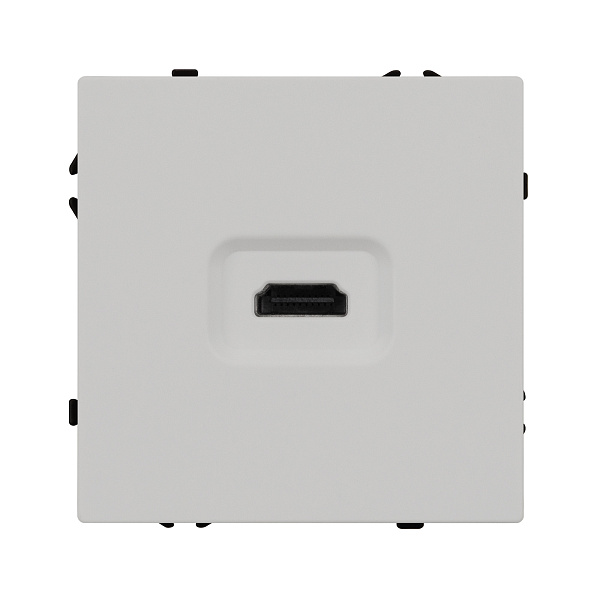 ARL NOBE Розетка HDMI софт-тач никель SCT-MHD1-SFPL-IS (Arlight, -) Lednikoff