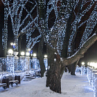 Светодиодная гирлянда ARD-STRING-PRO-10000-GREEN-100LED-FLASH WHITE (230V, 7W) (Ardecoled, IP65) Lednikoff