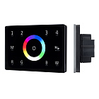 Панель Sens SMART-P85-RGBW Black (230V, 4 зоны, 2.4G) (Arlight, IP20 Пластик, 5 лет) Lednikoff