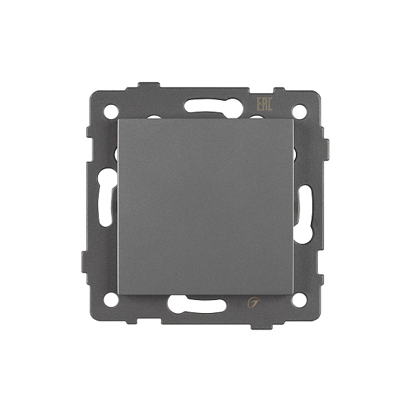 Механизм выключателя одноклавишный проходной SWT-MKP1-PL-GR-V (250V, 10A) (Arlight, -) Lednikoff