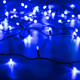 Светодиодная гирлянда ARD-STRING-CLASSIC-10000-BLACK-100LED-FLASH BLUE (230V, 7W) (Ardecoled, IP65, 1 год)