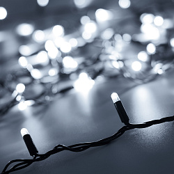 Светодиодная гирлянда Нить ARD-CLASSIC-10000-BLACK-100LED-STD White (230V, 7W) (Ardecoled, IP65)