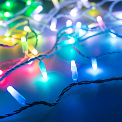 Светодиодная гирлянда ARD-STRING-CLASSIC-10000-WHITE-95LED-MILK-LIVE RGBW-DMX (24V, 10W) (Ardecoled, IP65, 1 год)