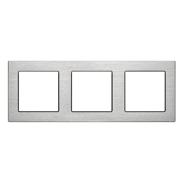 Рамка алюминиевая FRM-PRESTO-ALS-3-GR (Arlight, -) Lednikoff