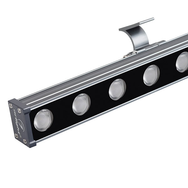 Линейный прожектор AR-LINE-760-18W Warm3000 (GR, 15 deg, 230V) (Arlight, IP65 Металл, 3 года) Lednikoff